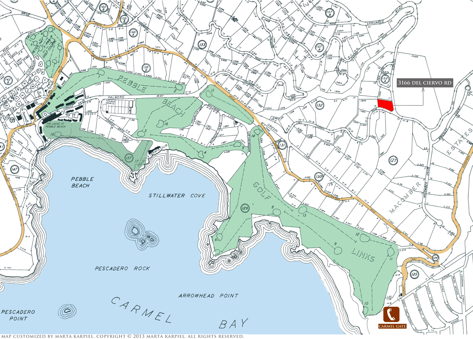 Pebble beach golf course locations map hromdeath